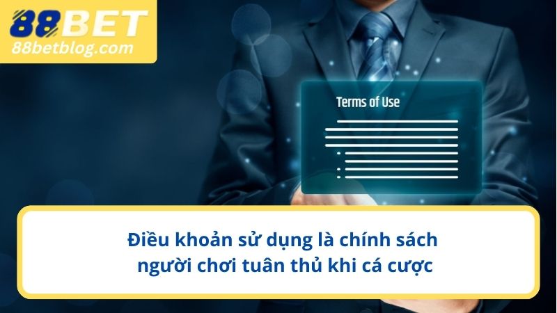 Điều khoản sử dụng là chính sách người chơi tuân thủ khi cá cược